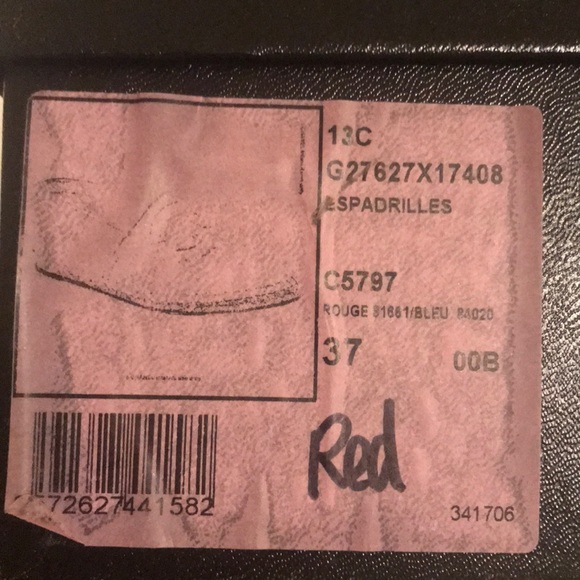 CHANEL Red Espadrilles - Picture 5 of 5